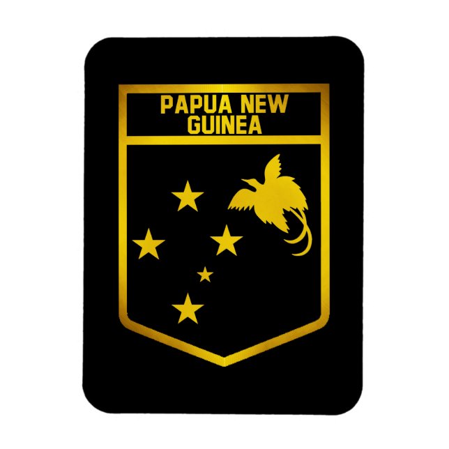 Ímã Papua-Nova Guiné Emblem (Vertical)