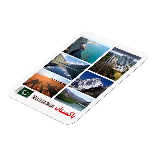 Ímã Paquistão - Mosaico - Magnet (Left Side)