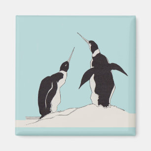 Imã par de pinguins