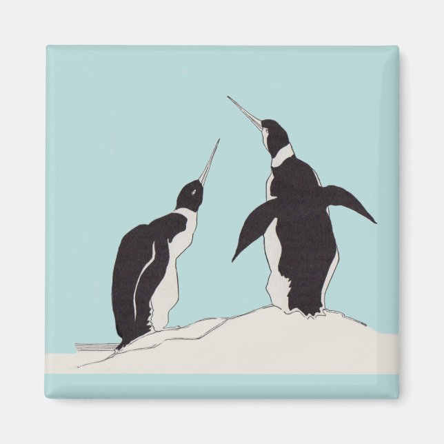 Imã par de pinguins (Frente)