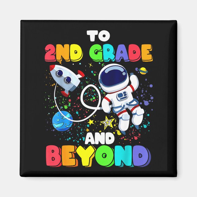 Imã Para a 2ª Série E Além Segundo Astronauta De Volta (Frente)