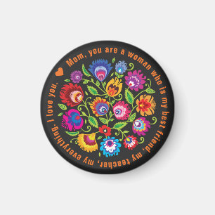 Imã Para a composição folclórica da Mãe Polonesa