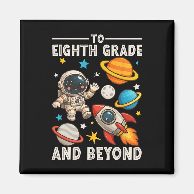 Imã Para a oitava série e além Astronauta Engraçado De (Frente)