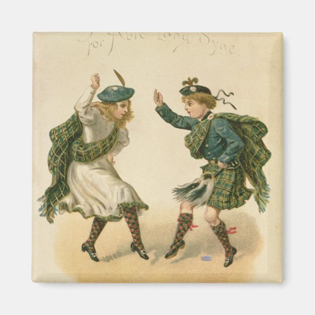 Imã Para Auld Lang Syne - Um Feliz Natal Certo" (Frente)