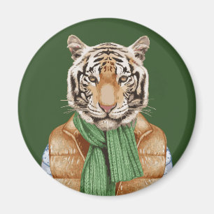 Imã Para baixo tigre da veste