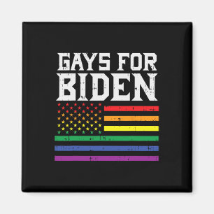 Imã Para Biden 2020 Us Flag Lgbt Rainbow Joe President