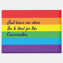 Imã Para cansar dessa conversa