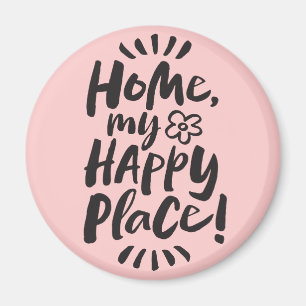 Imã PARA CASA, meu Lugar Feliz! Proteção no Local -