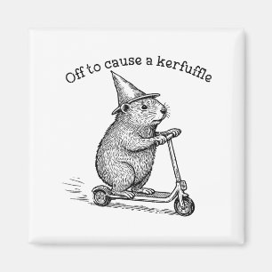 Imã Para Causar Uma Confusão, Patinho Scooter Divertid