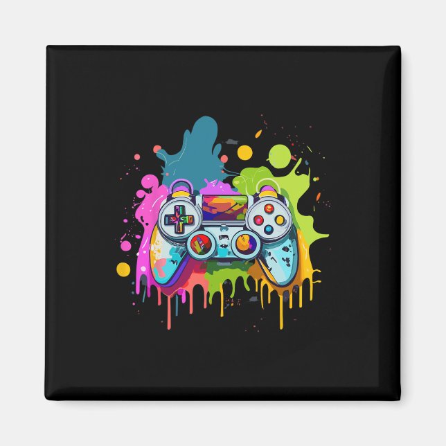 Imã Para Gamers Paint Controller Gaming Roupa Video G (Frente)