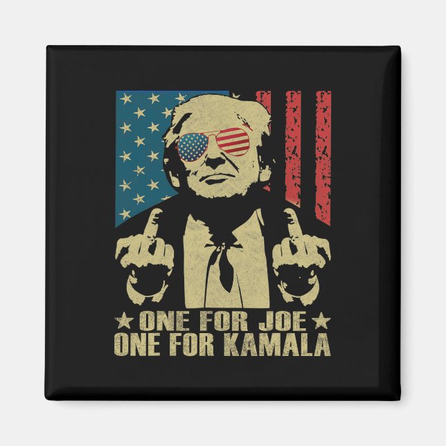 Imã Para Joe One For Kamala Funny Trump 2024 (Frente)