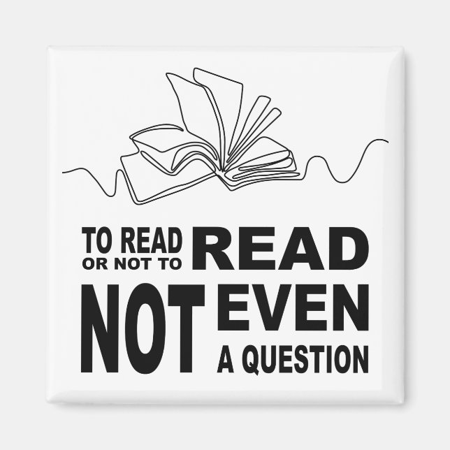 Imã Para ler ou não ler (Frente)