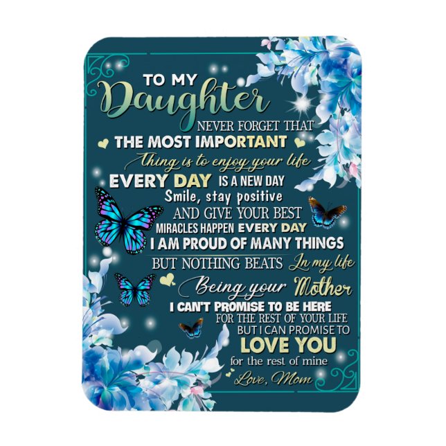 Ímã Para Minha Mãe Presente, Filha E Mãe, Amantes De B (Vertical)