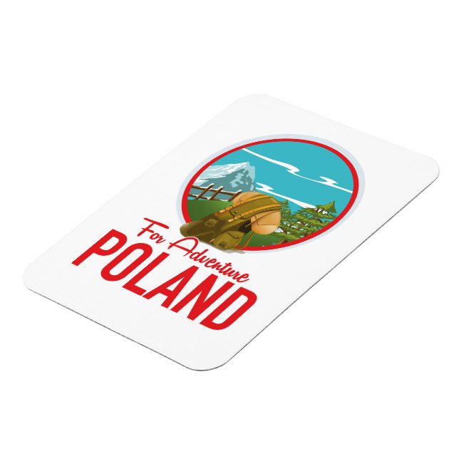 Ímã Para o logotipo Adventure Polônia (Left Side)