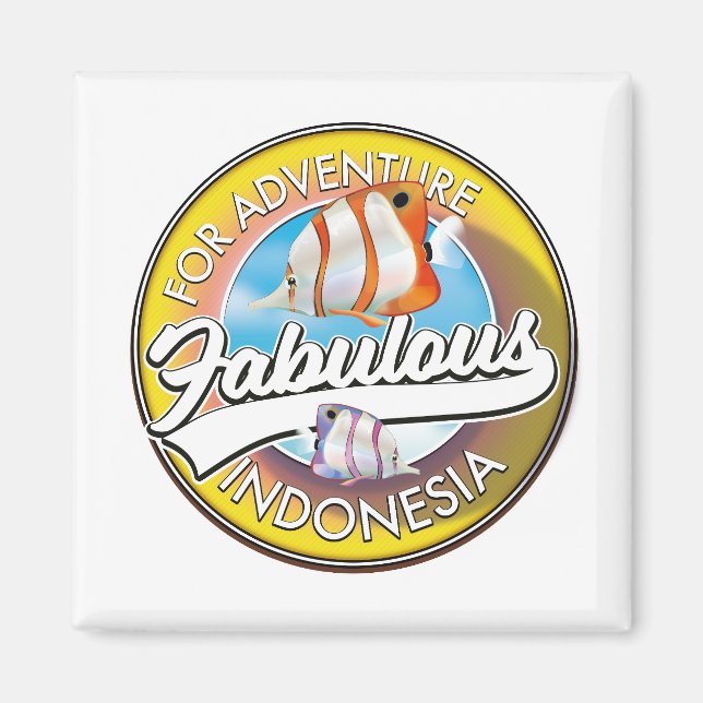 Imã Para o logotipo da Adventure Fabulous Indonesia (Frente)