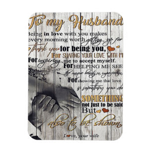 Ímã Para o meu marido presente Letra Marido Casa D