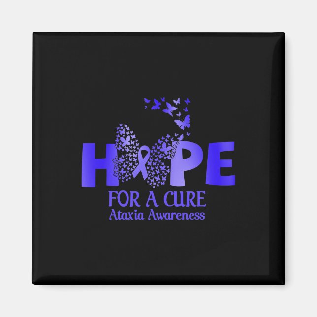 Imã Para o Presente de Sensibilização Cure Ataxia Roup (Frente)