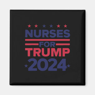 Imã Para O Sinalizador Trump 2024 Nurses Support Trump