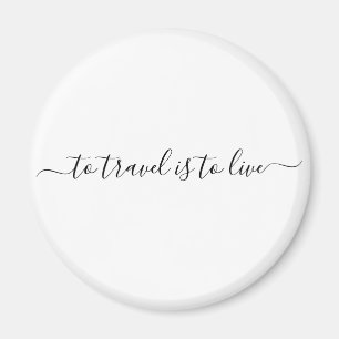 Imã Para o Viagem é ao vivo - citação simples de Viage