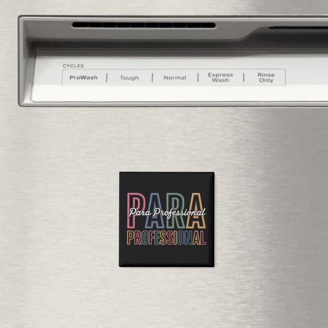 Imã Para Profissional Paraeducador Primeiro Dia de Vol (In Situ (Dishwasher))