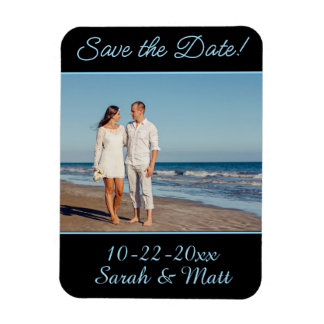 Ímã para salvar a data de praia foto personalizada