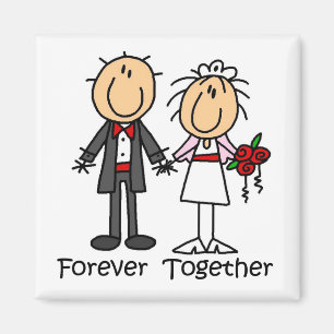 Imã Para sempre junto t-shirt e presentes