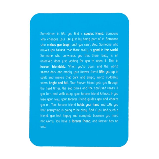 Ímã Para sempre não há fim (Vertical)