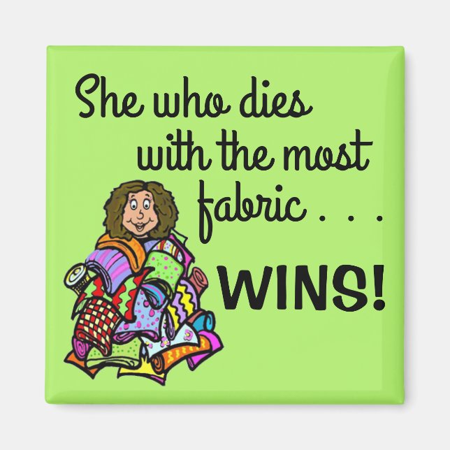 Imã Para seu Quilter (Frente)