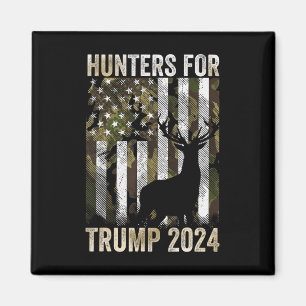 Imã Para Trump 2024, Presidente Camouflage Deer Elk An