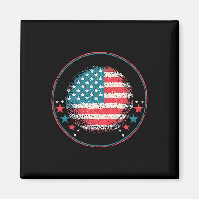Imã Para Trump 2024 U.A Flag1 (Frente)