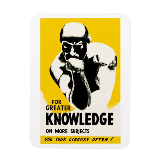 Ímã Para um maior conhecimento (Vertical)