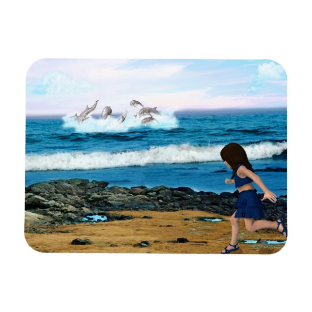 Ímã Para ver os golfinhos (Horizontal)