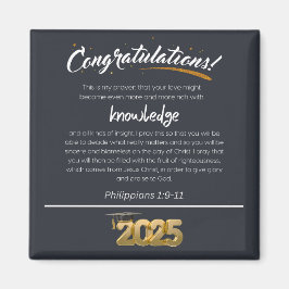 Imã Parabéns 2025 Philippians 1:9-11 Christian