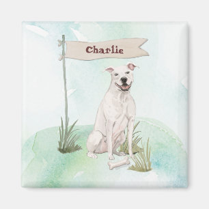 Imã Parabéns Americanos de Staffordshire Terrier