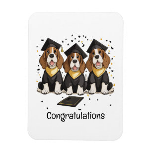 Ímã Parabéns Cães de Caça-Caça de Graduação