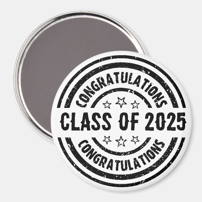 Imã Parabéns Classe de 20XX (Front/Back)