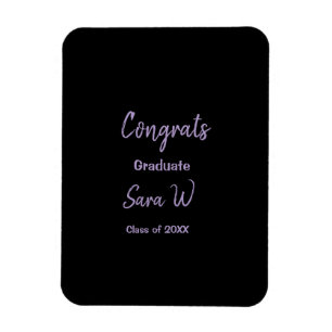 Ímã Parabéns classe de nome de ano de adição escola co