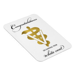 Ímã Parabéns de Cerimônia de Casaco Veterinária