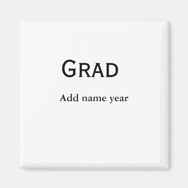 Imã Parabéns de formando adicionar classe de nome do a (Frente)