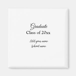 Imã Parabéns de graduação simples, adicionar classes m