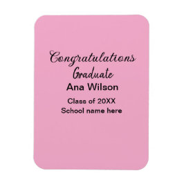 Ímã parabéns formando adicionar nome classe ano