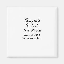 Imã parabéns formando adicionar nome classe ano