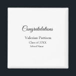 Imã Parabéns formando adicionar nome da escola simples<br><div class="desc">Design</div>