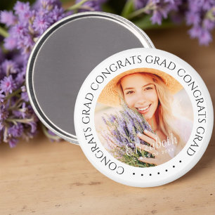 Imã Parabéns Formando Foto Personalizada Moderna Simpl