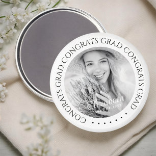 Imã Parabéns Formando Foto Personalizada Moderna Simpl