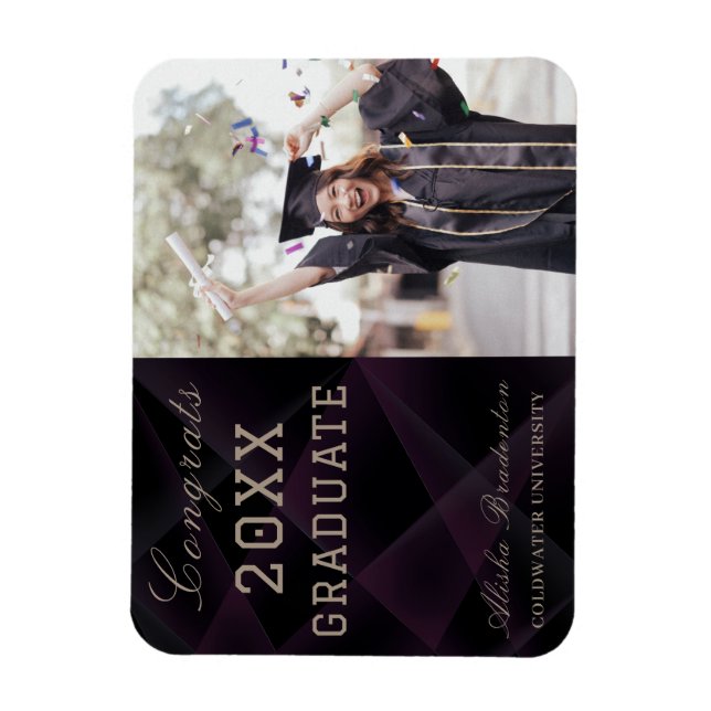 Ímã Parabéns modernos flexíveis Magnet de Formando (Vertical)