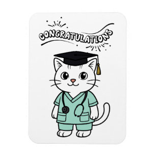 Ímã Parabéns pela graduação do melhor veterinário