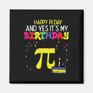 Imã Parabéns Pi Day Aniversário 3.14 Bday Matemática G