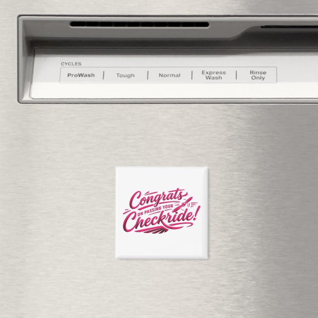 Imã Parabéns por passar na sua checkride! (In Situ (Dishwasher))