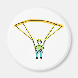Imã Paragliding Stickman
